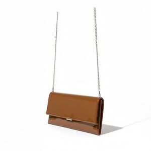 Steve Madden Elegant Brown Chain Strap Clutch